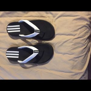 Adidas flip flops. Fits like 9 1/2
